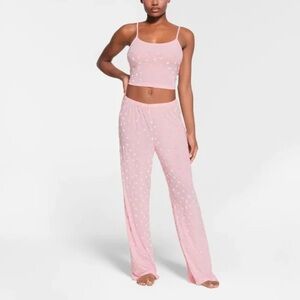 SKIMS 2024 Valentine’s Day Collection Sheer Velvet Cropped Cami